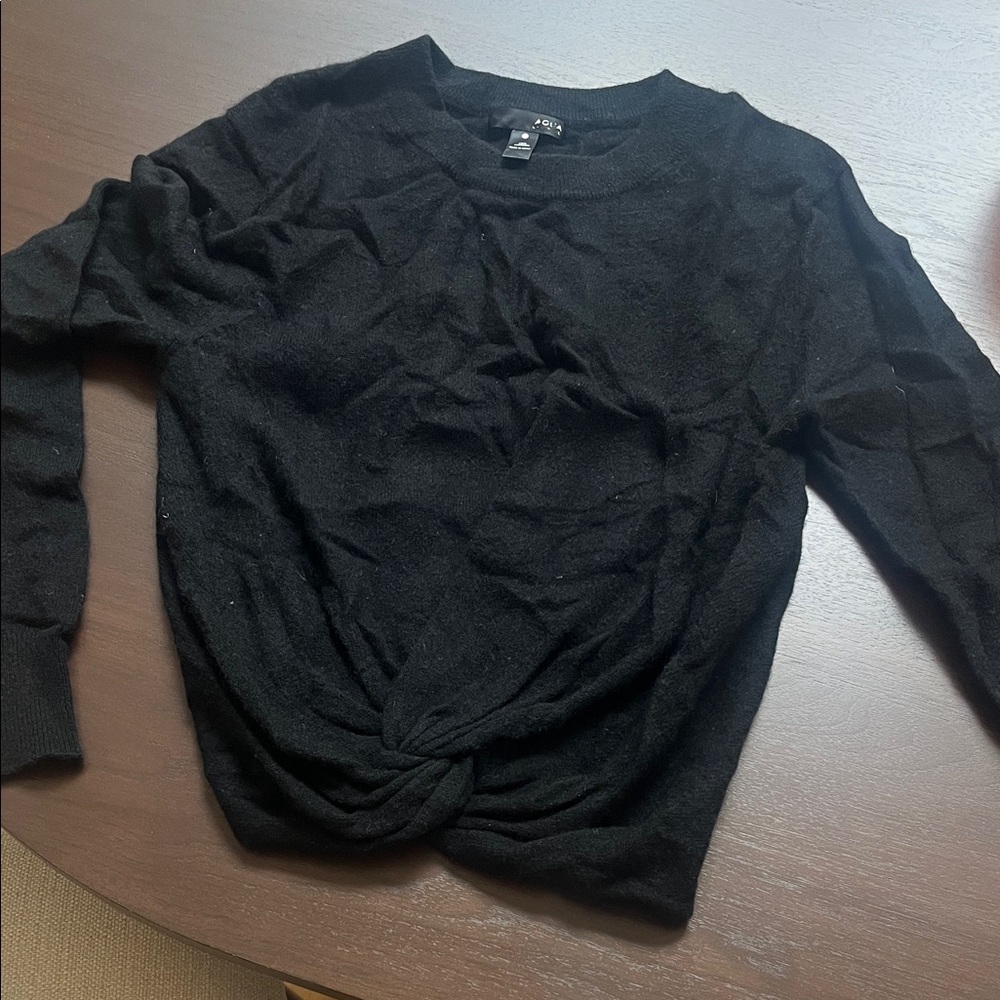 Women’s Black Cashmere Sweater